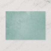 Waterverf Succulent Baby shower Book Request Informatiekaartje (Achterkant)