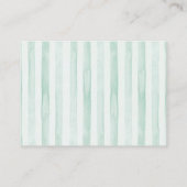 Waterverf Succulent Baby shower Book Request Informatiekaartje (Achterkant)