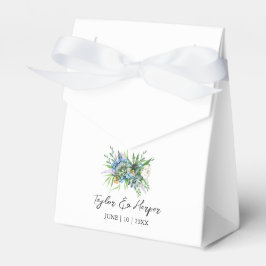 Waterverf Succulent Bloemen Boeket Boho Bruiloft Bedankdoosjes