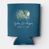 Waterverf Succulent Bloemen Boeket Boho Bruiloft Blikjeskoeler (Voorkant)