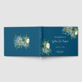 Waterverf Succulent Bloemen Boeket Boho Bruiloft Gastenboek (Volledig)