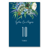 Waterverf Succulent Bloemen Boeket Boho Bruiloft Kaart (Voorkant)