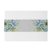 Waterverf Succulent Bloemen Boeket Boho Bruiloft Uitnodigingen Wikkel (Achterkant Voorbeeld)