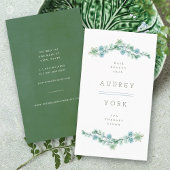 Waterverf Succulent Bloemen Chique Botanische Tuin Visitekaartje