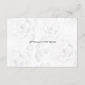 Waterverf Succulent Blush Floral Elegant Wedding Informatiekaartje (Achterkant)
