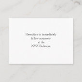 Waterverf Succulent Blush Floral Elegant Wedding Informatiekaartje (Achterkant)