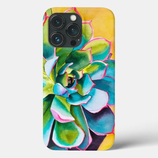 Waterverf succulent botanisch Case-Mate iPhone case (Achterkant)