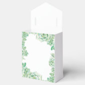 waterverf succulent bruiloft gunst doos bedankdoosjes (Geopend)