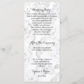 waterverf succulent bruiloft programma's (Achterkant)