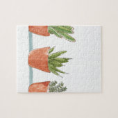Waterverf Succulent Cactus Plant Legpuzzel (Horizontaal)