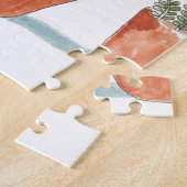 Waterverf Succulent Cactus Plant Legpuzzel (Zijkant)