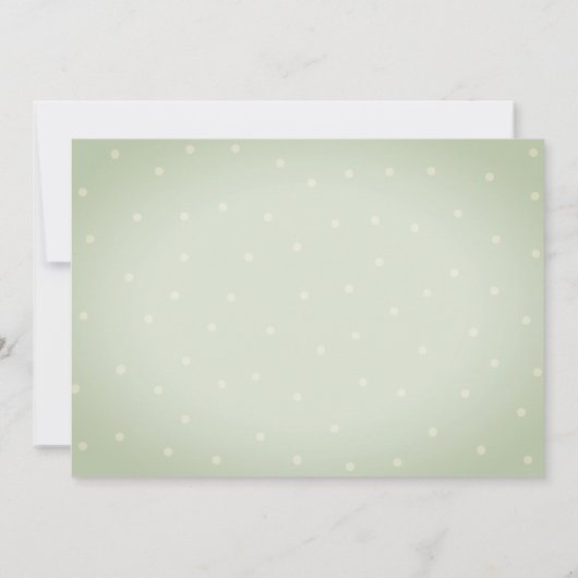 Waterverf Succulent Cactus Stip Baby shower Kaart (Achterkant)