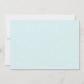 Waterverf Succulent Cactus Stip Baby shower Kaart (Achterkant)