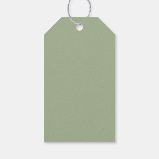 Waterverf Succulent Cluster Bedankt Cadeaulabel (Achterkant)