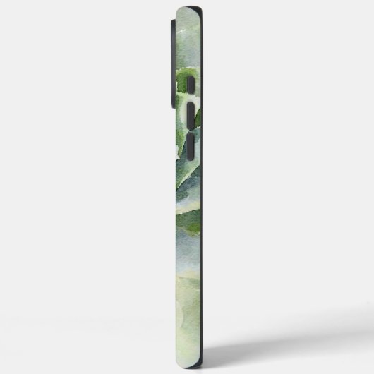 Waterverf Succulent Custom Case-Mate iPhone Case (Achterkant / Links)