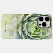 Waterverf Succulent Custom Case-Mate iPhone Case (Achterkant (horizontaal))