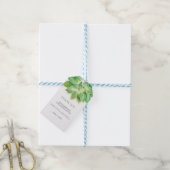 Waterverf Succulent Favor Gift Label Cadeaulabel (Met Touw)