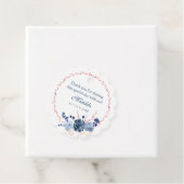 Waterverf Succulent Floral Botanisch Bat Mitzvah Bedankjes Labels (In situ)