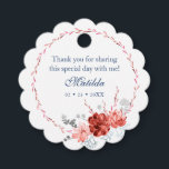 Waterverf Succulent Floral Botanisch Bat Mitzvah Bedankjes Labels<br><div class="desc">Dit ontwerp is voorzien van een elegante waterverf succulente florale kreet in koraal en Bourgogne, met de bovenstaande informatie over Bedankt. Personaliseer door de tekst in de tekstvakjes uit te geven. Speciaal voor u ontworpen door Evco Studio www.zazzle.com/store/evcostudio #mitzvah #batmitzvah #eventplanner #mazeltov #jewish #mitzvahswg #party #jewish #bruiloft #kosher #thankyou #bedankt...</div>