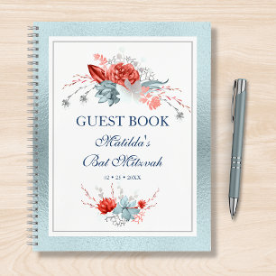 Waterverf Succulent Floral Botanisch Bat Mitzvah Notitieboek