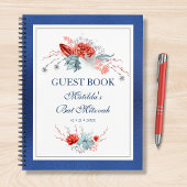 Waterverf Succulent Floral Botanisch Bat Mitzvah Notitieboek