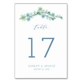 Waterverf Succulent Garden Stylish Summer Wedding Kaart (Achterkant)