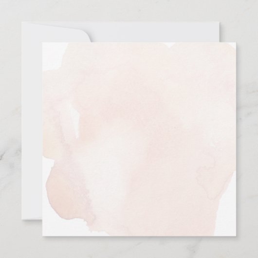 Waterverf Succulent Gold Terrarium Vrijgezellenfee Kaart (Achterkant)