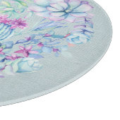 Waterverf Succulent Heart Snijplank (Hoek)