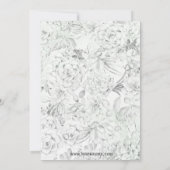 Waterverf Succulent Moederdag Brunch Nodigt uit Kaart (Achterkant)