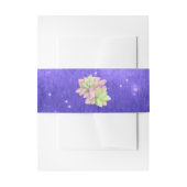 Waterverf Succulent op Rustisch Paars Uitnodigingen Wikkel (Voorkant Voorbeeld)