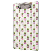 Waterverf Succulent Polka Dot Patroon Klembord (Links)