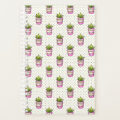 Waterverf Succulent Polka Dot Patroon Planner (Voorkant)