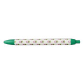 Waterverf Succulent Polka Dot Patroon Zwarte Inkt Pen (Voorkant)