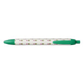 Waterverf Succulent Polka Dot Patroon Zwarte Inkt Pen (Achterkant)