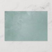 Waterverf Succulent Vrijgezellenfeest Display Show Informatiekaartje (Achterkant)