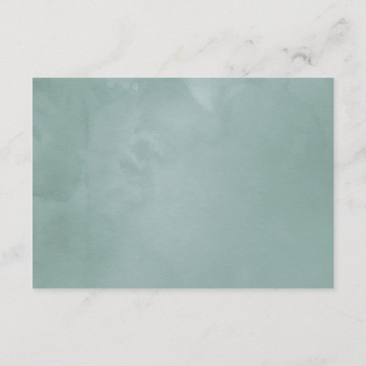 Waterverf Succulent Vrijgezellenfeest Display Show Informatiekaartje (Achterkant)