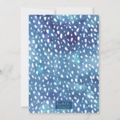 Waterverf Succulent Vrijgezellenfeest Kaart (Achterkant)