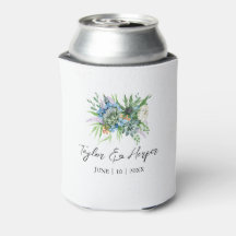 Waterverf Succulente Bloem Bouquet Boho Bruiloft