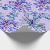 Waterverf Succulente Planten Cadeaupapier (Hoek)