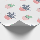 Waterverf Succulente Planten Cadeaupapier (Hoek)