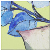 Waterverf Succulente Planten Stof (Close Up)