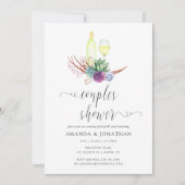 Waterverf Succulente wascoupeschower Kaart (Voorkant)