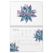Waterverf Succulenten 20xx Kalender (Feb 2027)