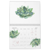 Waterverf Succulenten 20xx Kalender (Jan 2027)