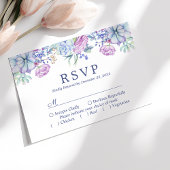 Waterverf Succulenten Bloem Boho Bruiloft RSVP Kaartje