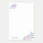 Waterverf Succulenten Bloemen Persoonlijk Post-it® Notes (Voorkant)