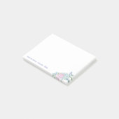 Waterverf Succulenten Bloemen Persoonlijke Post-it Post-it® Notes (Schuin)