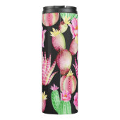 Waterverf succulenten: cactus bloemmotief. thermosbeker (Achterkant)