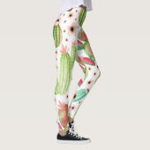 Waterverf succulenten, cactussen naadloos patroon. leggings (Rechts)