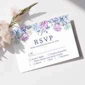 Waterverf Succulenten Floral Boho Bruiloft RSVP Kaartje